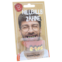 Hillbilly Zähne Scherzartikel aus Kunststoff...