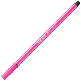 Neonpink Filzstift Pen 68 aus Filz mit großer Spitze und intensiver Farbe.