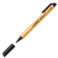 Schwarzer Filzstift Greenpoint mit ergonomischem Design...