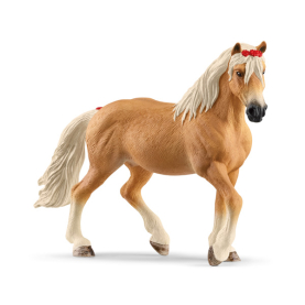 Braune Schleich Haflinger Stute Figur, 9,5 cm groß, aus der Schleich Horse Club Kollektion.