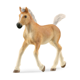 Braunes Schleich Horse Club Haflinger Fohlen aus Kunststoff, detailgetreu und handbemalt.