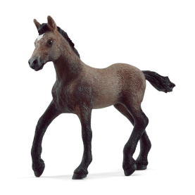 Braunes Schleich Horse Club Paso Peruano Fohlen aus Kunststoff, 8 cm groß.