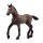 Braunes Schleich Horse Club Paso Peruano Fohlen aus Kunststoff, 8 cm groß.