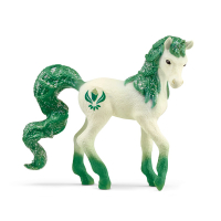Grünes Sammeleinhorn aus der Schleich Bayala...
