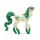 Grünes Sammeleinhorn aus der Schleich Bayala Kollektion mit glitzernden Details und majestätischer Ausstrahlung.