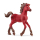 Majestätisches Sammeleinhorn aus der Schleich Bayala Kollektion in Granatrot mit goldenen Details.