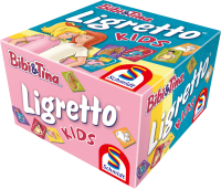 Kartenspiel Bibitina Ligretto Kids mit bunten Motiven und kinderfreundlichem Design.