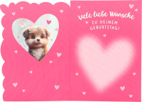 Rotes Kinder-T-Shirt mit niedlichem Tiermotiv und...