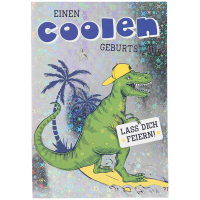 Kinderkarte mit buntem Motiv und Platz für...