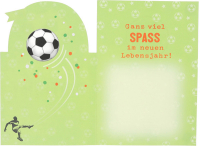 Kindergeburtstagskarte mit niedlichem Tiermotiv und Platz...