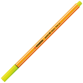 Neon-gelber Fineliner Point 88 für präzises Schreiben und Zeichnen.