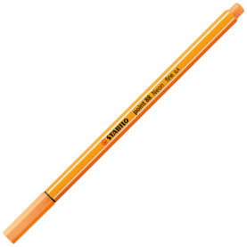 Neonorangener Fineliner Point 88 mit feiner Spitze für präzises Schreiben und Skizzieren.