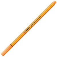 Neonorangener Fineliner Point 88 mit feiner Spitze...