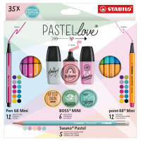 Pastellfarbenes Set mit 35 Mini-World-Farben für...