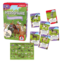 Spielkarten-Set mit Schleich-Pferdemotiven in einer...