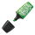 Grüner Textmarker von Boss Mini mit Snooze One Funktion.