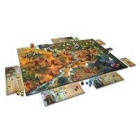 Fantasy-Brettspiel Die Legenden von Andor mit detailreicher Illustration und spannendem kooperativem Spielprinzip