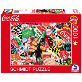 Puzzle Coca-Cola Is it mit 1000 Teilen, nostalgisches Motiv in leuchtenden Farben.