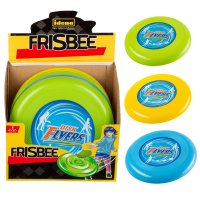 Idena Wurfscheibe gelb grün blau Ø19cm 3fach...
