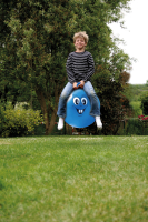 Idena Sprungball Happy Face blau Ø45-50cm