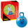 Blauer Sprungball mit glücklichem Gesicht, Ø 45-50cm.