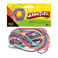 Farbenfrohes Gummitwist-Spiel mit einer Länge von...