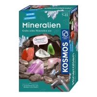 Mineralien-Experimentierkasten mit verschiedenen...