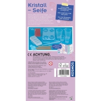 Kristall-Seife mit Mitbringe-Experimenten, ideal für neugierige Kinder und spannende Wissenschaftsprojekte.