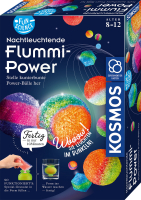 Nachleuchtender Flummi mit hoher Hüpfkraft und leuchtender Farbe.