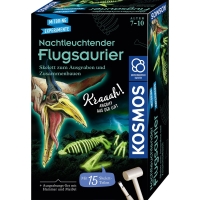 Experimentierkasten für Flugsaurier-Fossilien mit realistischen Modellen und spannender Anleitung.