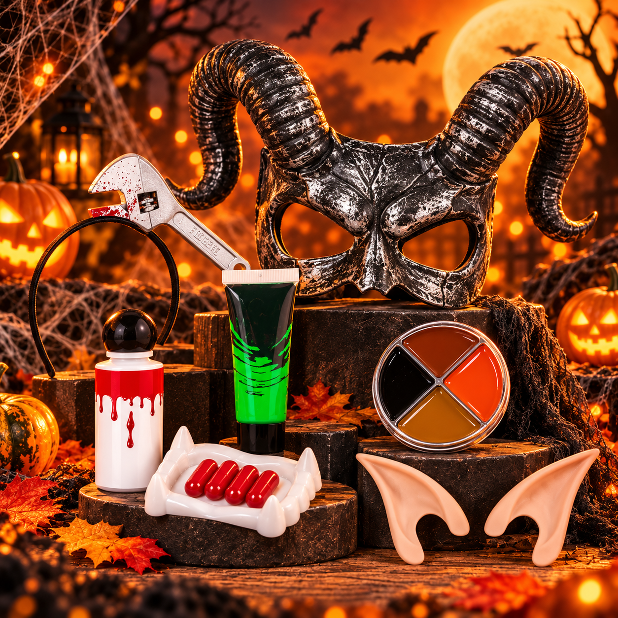 Halloween Accessoires und Details