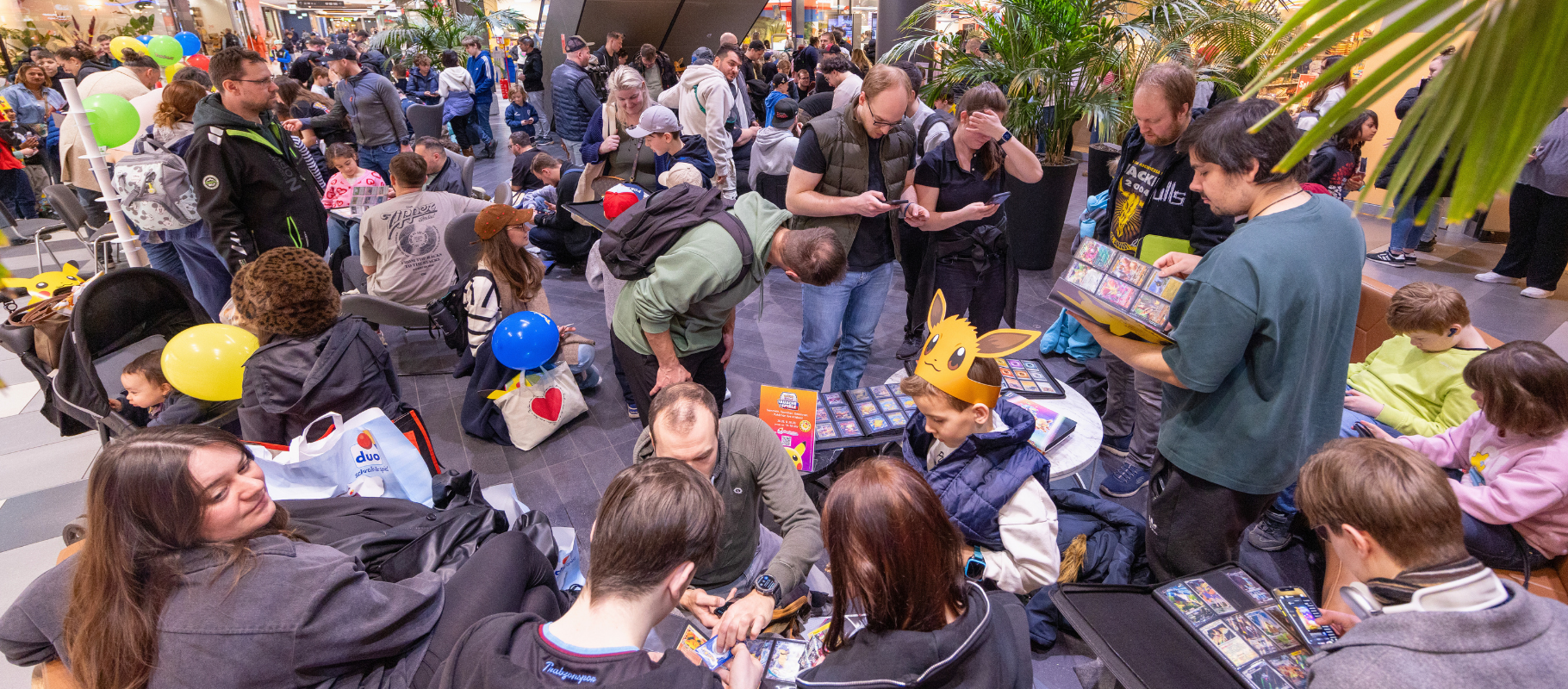 Pokémon Tauschbörse im duo flagshipstore Berlin
