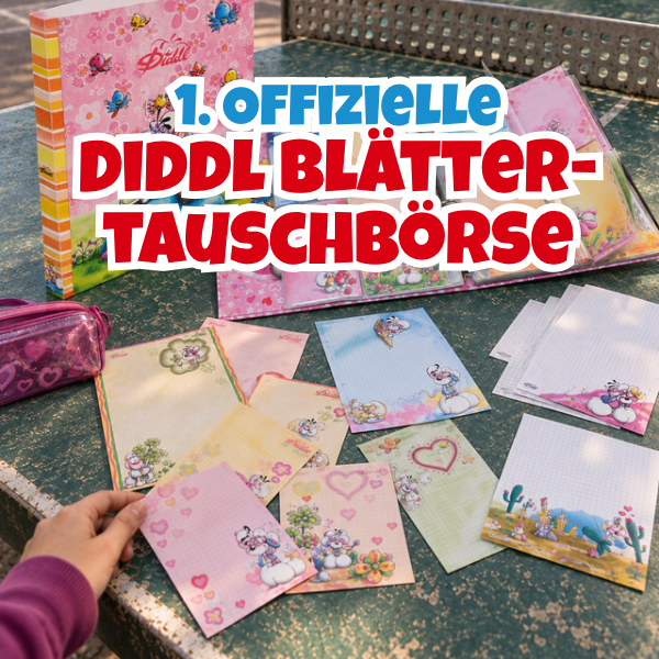 Diddl News zu neuen Kollektionen und der ersten Blätter-Tauschbörse