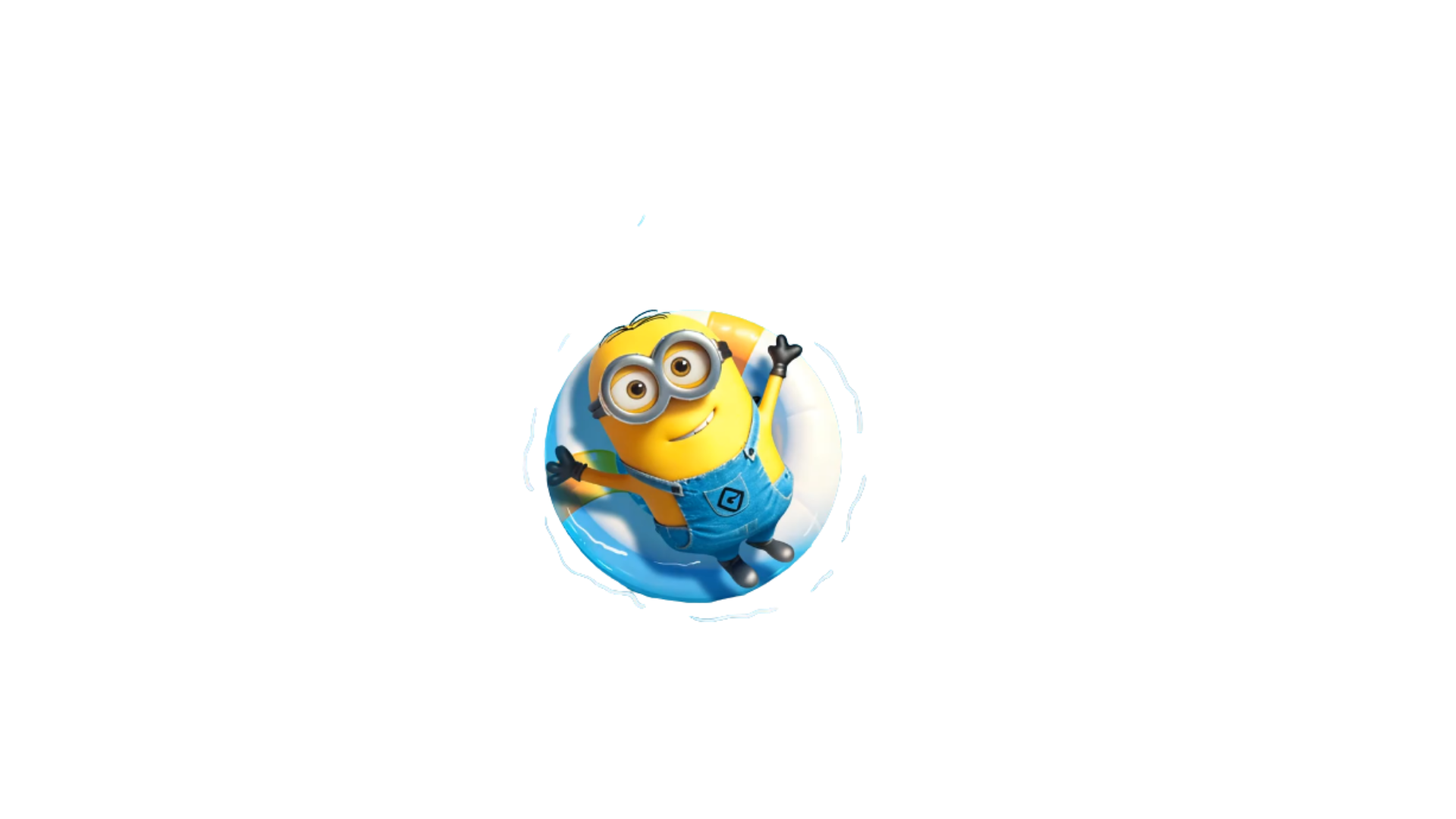 Minion mit Schwimmring